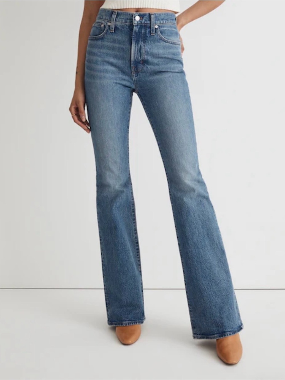 Madewell perfect vintage High-Rise Flared Jeans